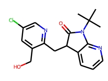 1-(tert-Butyl)-3-((5-chloro-3-(hydroxymethyl)pyridin-2-yl)methyl)-1H-pyrrolo[2,3-b]pyridin-2(3H)-one