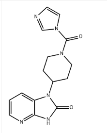 1-(1-(1H-imidazole-1-carbonyl)piperidin-4-yl)-1H-imidazo[4,5-b]pyridin-2(3H)-one