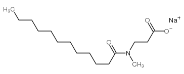 sodium N-methyl-N-(1-oxododecyl)-beta-alaninate
