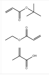 2-Propenoic acid, 2-methyl-, polymer with 1,1-dimethylethyl 2-propenoate and ethyl 2-propenoate