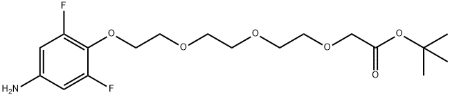Acetic acid, 2-[2-[2-[2-(4-amino-2,6-difluorophenoxy)ethoxy]ethoxy]ethoxy]-, 1,1-dimethylethyl ester