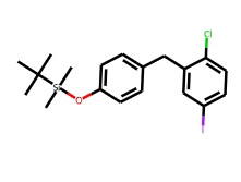 (4-(2-Chloro-5-iodobenzyl)phenyloxy)tert-butyldimethylsilane