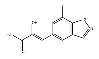 2-Propenoic acid, 2-hydroxy-3-(7-methyl-1H-indazol-5-yl)-, (2Z)-