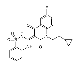 1-(2-cyclopropylethyl)-3-(1,1-dioxido-2H-1,2,4-benzothiadiazin-3-yl)