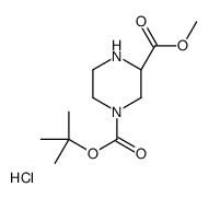 1,3-Piperazinedicarboxylic acid, 1-(1,1-dimethylethyl) 3-methyl ester, hydrochloride (1:1), (3S)-