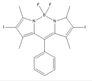 2,6-diiodo-4,4-difluoro-1,3,5,7-tetramethyl-8-phenyl-4-bora-3a,4a-diaza-s-indacene