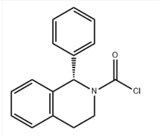 (s)-1-phenyl-1,2,3,4-tetrahydroisoquino-linecarbonylchloride