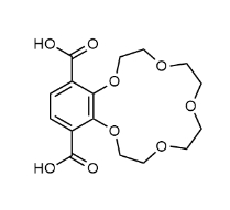 2,3,5,6,8,9,11,12-Octahydro-1,4,7,10,13-benzopentaoxacyclopentadecin-14,17-dicarboxylic acid