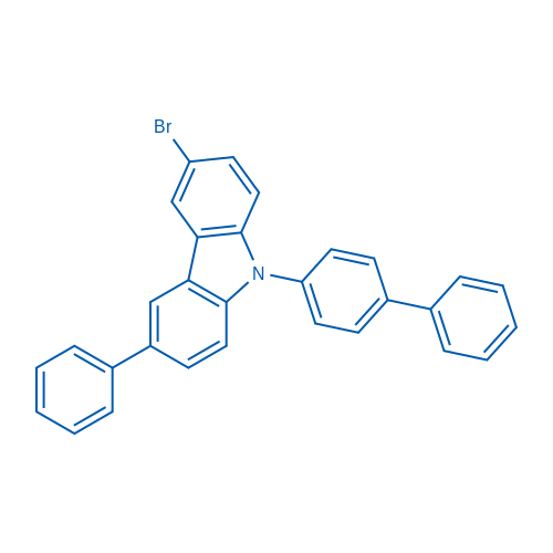 9-([1,1'-Biphenyl]-4-yl)-3-bromo-6-phenyl-9H-carbazole