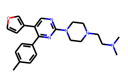 2-(4-(5-(Furan-3-yl)-4-(p-tolyl)pyrimidin-2-yl)piperazin-1-yl)-N,N-dimethylethanamine