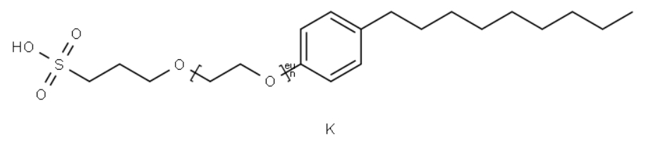 POLY(ETHYLENE GLYCOL) 4-NONYLPHENYL 3-SULFOPROPYL ETHER, POTASSIUM SALT