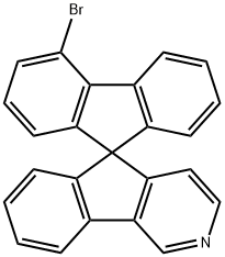 Spiro[9H-fluorene-9,5'-[5H]indeno[1,2-c]pyridine], 4-bromo-