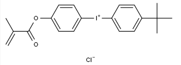 (4-(tert-butyl)phenyl)(4-(methacryloyloxy)phenyl)iodonium chloride