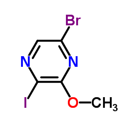 5-Bromo-2-iodo-3-methoxypyrazine