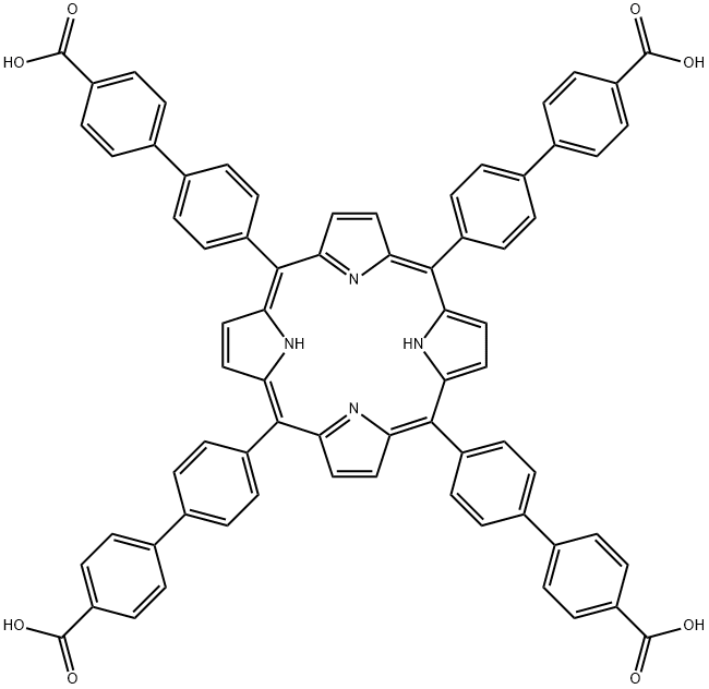4',4''',4''''',4'''''''-(porphyrin-5,10,15,20-tetrayl)tetrakis(([1,1'-biphenyl]-4-carboxylic acid))
