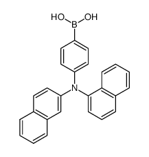  Boronic acid, B-[4-(1-naphthalenyl-2-naphthalenylamino)phenyl]-