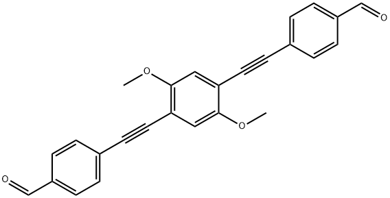 Benzaldehyde, 4,4'-[(2,5-dimethoxy-1,4-phenylene)di-2,1-ethynediyl]bis-