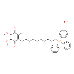 Phosphonium, 10-(4,5-dimethoxy-2-methyl-3,6-dioxo-1,4-cyclohexadien-1-yl)decyltriphenyl-, bromide