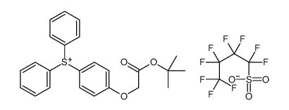 [4-[2-[(2-methylpropan-2-yl)oxy]-2-oxoethoxy]phenyl]-diphenylsulfanium,1,1,2,2,3,3,4,4,4-nonafluorobutane-1-sulfonate