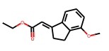 ethyl 2-(4-methoxy-2,3-dihydro-1H-inden-1-ylidene)acetate