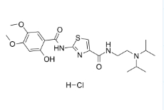 N-[2-[di(propan-2-yl)amino]ethyl]-2-[(2-hydroxy-4,5-dimethoxybenzoyl)amino]-1,3-thiazole-4-carboxamide,hydrochloride