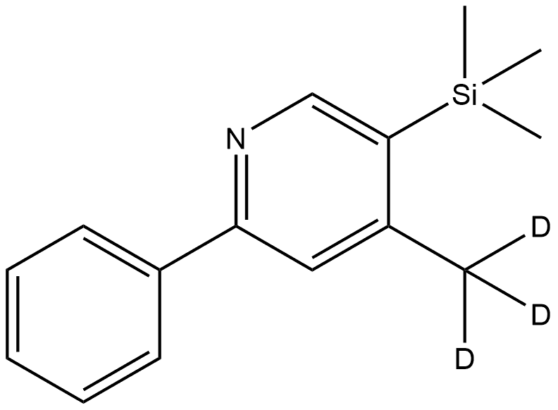 Pyridine, 4-(methyl-d3)-2-phenyl-5-(trimethylsilyl)-