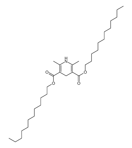 3,5-Pyridinedicarboxylicacid, 1,4-dihydro-2,6-dimethyl-, 3,5-didodecyl ester
