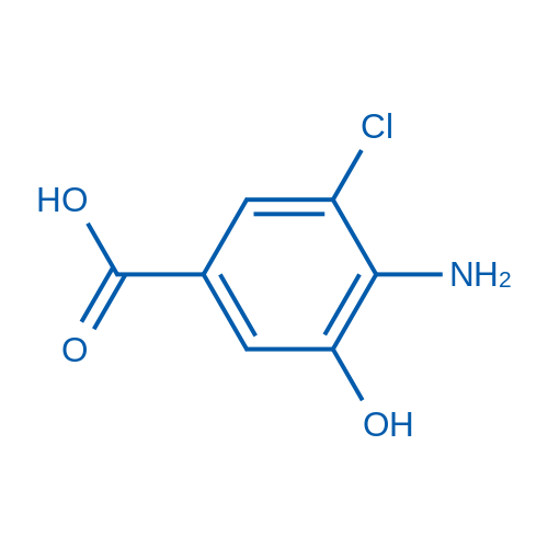 4-Amino-3-chloro-5-hydroxybenzoic acid