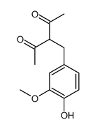 3-[(4-hydroxy-3-methoxyphenyl)methyl]pentane-2,4-dione