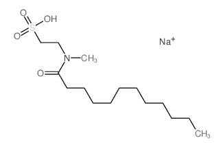 Sodium 2-[methyl(1-oxododecyl)amino]ethanesulphonate