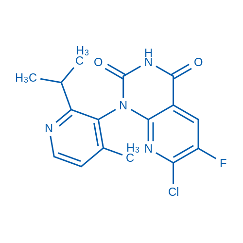 7-Chloro-6-fluoro-1-(2-isopropyl-4-methylpyridin-3-yl)pyrido[2,3-d]pyrimidine-2,4(1H,3H)-dione