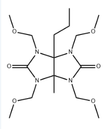 Imidazo[4,5-d]imidazole-2,5(1H,3H)-dione,-tetrahydro-1,3,4,6-tetrakis(methoxymethyl)-3a-methyl-6a-propyl