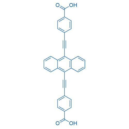 4, 4'-(Anthracene-9, 10-diylbis(ethyne-2, 1-diyl))dibenzoic acid