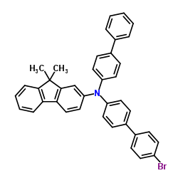 9H-Fluoren-2-amine, N-[1,1'-biphenyl]-4-yl-N-(4'-bromo[1,1'-biphenyl]-4-yl)-9,9-dimethyl-