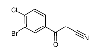 3-bromo-4-chloro-b-oxo-benzenepropanenitrile