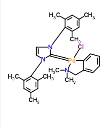 Chloro[(1,3-dimesitylimidazol-2-ylidene)(N,N-dimethylbenzylamine)palladium(II)]