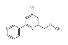4-chloro-6-(methoxymethyl)-2-(3-pyridyl)pyrimidine
