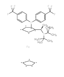 (R)-(-)-1-[(S)-2-Di-tert-butylphosphino)ferrocenyl]ethyldi-(4-trifluoromethylphenyl)phosphine