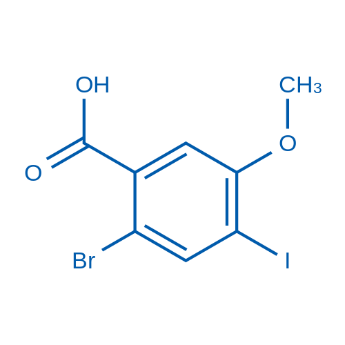 2-Bromo-4-iodo-5-methoxybenzoic acid