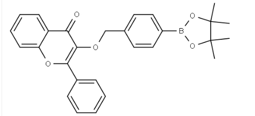 2-phenyl-3-((4-(4,4,5,5-tetramethyl-1,3,2-dioxaborolan-2-yl)benzyl)oxy)-4H-chromen-4-one