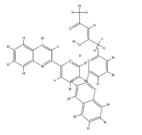 Bis(2-phenylquinoline)(acetylacetonate)iridium(III)