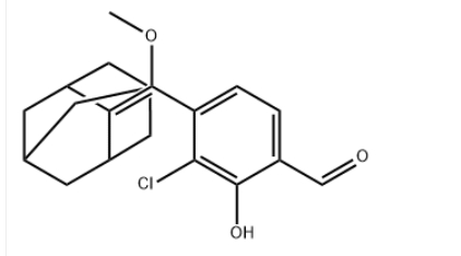 Benzaldehyde, 3-chloro-2-hydroxy-4-(methoxytricyclo[3.3.1.13,7]dec-2-ylidenemethyl)-