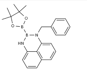 1H-Naphtho[1,8-de]-1,3,2-diazaborine, 2,3-dihydro-1-(phenylmethyl)-2-(4,4,5,5-tetramethyl-1,3,2-dioxaborolan-2-yl)-                                                                                                                                                 