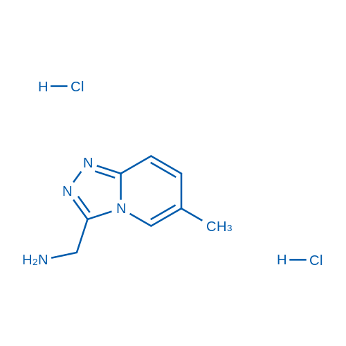 (6-Methyl-[1,2,4]triazolo[4,3-a]pyridin-3-yl)methanamine dihydrochloride