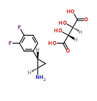 (1R,2S)-2-(3,4-DIFLUOROPHENYL)CYCLOPROPANAMINE (2R,3R)-2,3-DIHYDROXYSUCCINATE
