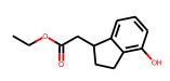 ethyl 2-(4-hydroxy-2,3-dihydro-1H-inden-1-yl)acetate