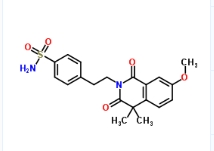 4-[2-(3,4-Dihydro-7-methoxy-4,4-dimethyl-1,3-dioxo-2(1H)-isoquinolinyl)ethyl]benzenesulfonamide