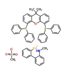 Methanesulfonato[4,5-Bis(diphenylphosphino)-9,9-dimethylxanthene](2'-methylamino-1,1'-biphenyl-2-yl)palladium(II)