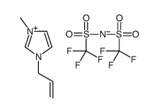 Bis(trifluoromethylsulfonyl)azanide,1-methyl-3-prop-2-enylimidazol-1-ium