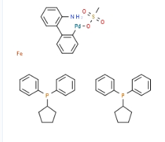 Methanesulfonato[1,1'-bis(diphenylphosphino)ferrocene)](2'-amino-1,1'-biphenyl-2-yl)palladium(II), min. 98% [DPPF Palladacycle Gen. 3]